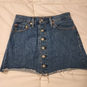 Levi denim skirt